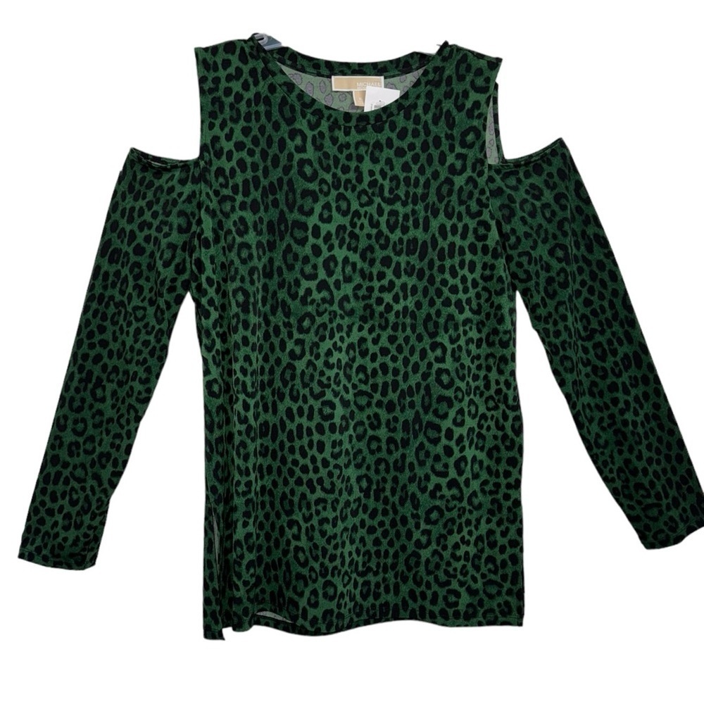 Michael Kors (NWT) Cold Shoulder Top Size XL - Picture 2 of 11